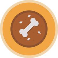 Fossil Flat Multi Circle Icon vector