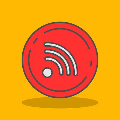 Rss Filled Shadow Icon