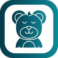 Relieved Glyph Gradient Round Corner Icon vector