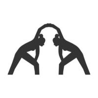 yoga ejercicio vector ilustración diseño