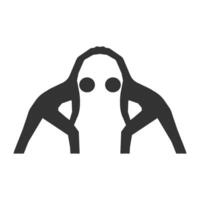 yoga exercise vector illustration design