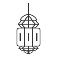 Unique lantern vector illustration design