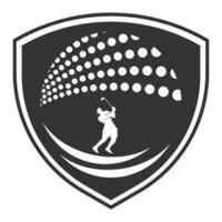 golf logo vector ilustración diseño