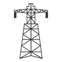 electricity tower vector illustration