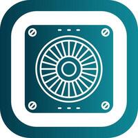 Extractor Glyph Gradient Round Corner Icon vector