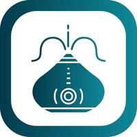 Humidifier Glyph Gradient Round Corner Icon vector