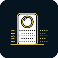 Purifier Glyph Two Color Icon vector