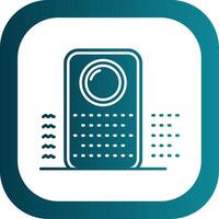 Purifier Glyph Gradient Round Corner Icon vector