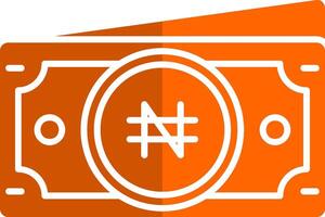 Namecoin Glyph Orange Circle Icon vector