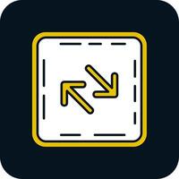 Swap Glyph Two Color Icon vector
