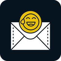 Emoji Glyph Two Color Icon vector