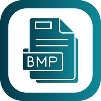 Bmp Glyph Gradient Round Corner Icon vector