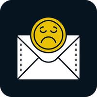 Emoji Glyph Two Color Icon vector