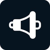 Speaker Glyph Two Color Icon vector