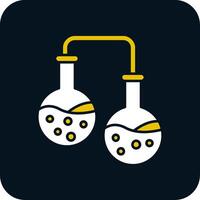 Experiment Glyph Two Color Icon vector