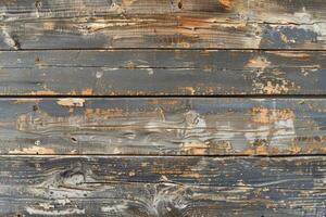 AI generated Vintage wood panel with shabby texture for DIY projects. photo