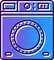 Laundry Gradient Filled Icon vector