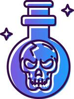 Potion Gradient Filled Icon vector