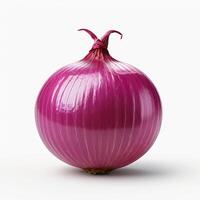 AI generated onion realistic with white background high quality ultra hd photo