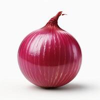 AI generated onion realistic with white background high quality ultra hd photo