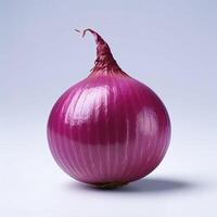 AI generated onion realistic with white background high quality ultra hd photo