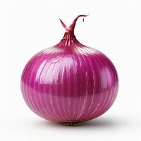 AI generated onion realistic with white background high quality ultra hd photo