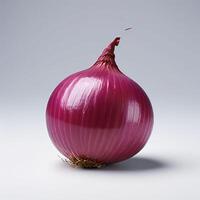 AI generated onion realistic with white background high quality ultra hd photo