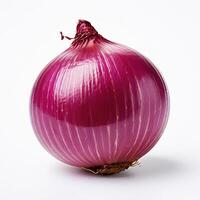 AI generated onion realistic with white background high quality ultra hd photo