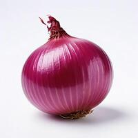 AI generated onion realistic with white background high quality ultra hd photo