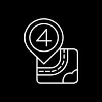 Four Line Inverted Icon vector