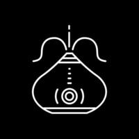 Humidifier Line Inverted Icon vector