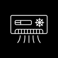 Conditioner Line Inverted Icon vector