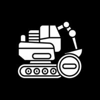 Construction Glyph Inverted Icon vector