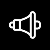 Speaker Line Inverted Icon vector