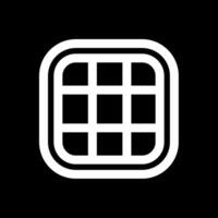 Layout Line Inverted Icon vector