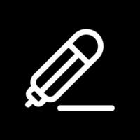 Pencil Line Inverted Icon vector