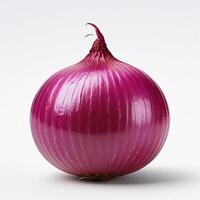 AI generated onion realistic with white background high quality ultra hd photo