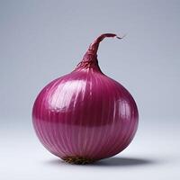 AI generated onion realistic with white background high quality ultra hd photo