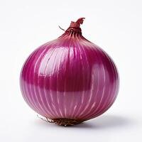 AI generated onion realistic with white background high quality ultra hd photo