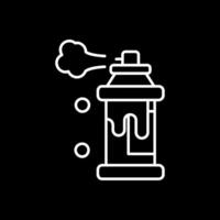 Spray Line Inverted Icon vector