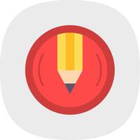 Compose Flat Curve Icon vector