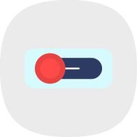 Switch Flat Curve Icon vector