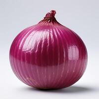 AI generated onion realistic with white background high quality ultra hd photo