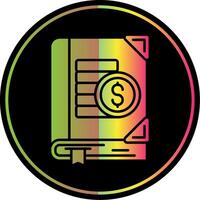 Budgeting Glyph Due Color Icon vector