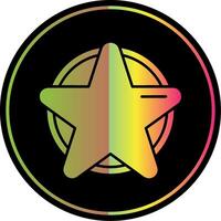 Favorite Glyph Due Color Icon vector