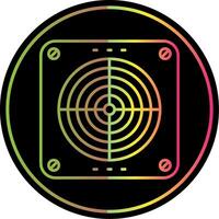 Extractor Line Gradient Due Color Icon vector