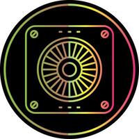 Extractor Line Gradient Due Color Icon vector