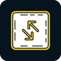 Swap Glyph Two Color Icon vector