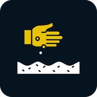 Seeds Glyph Two Color Icon vector
