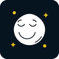 Relieved Glyph Two Color Icon vector
